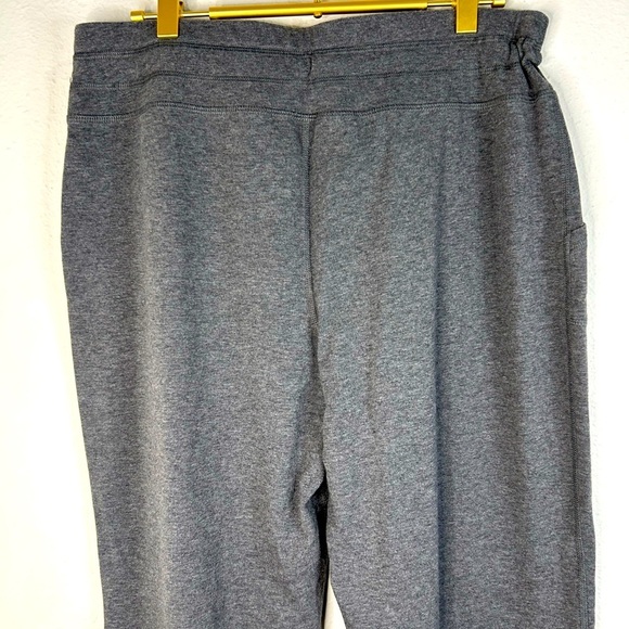Rainbeau Women’s Size Large Gray Stretch Joggers Drawstring Waist Cuffed Pants - Picture 8 of 8